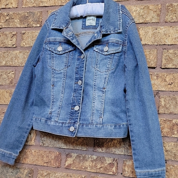 Mudd Classic Blue Denim Jacket Size 12 Juniors - Picture 6 of 9